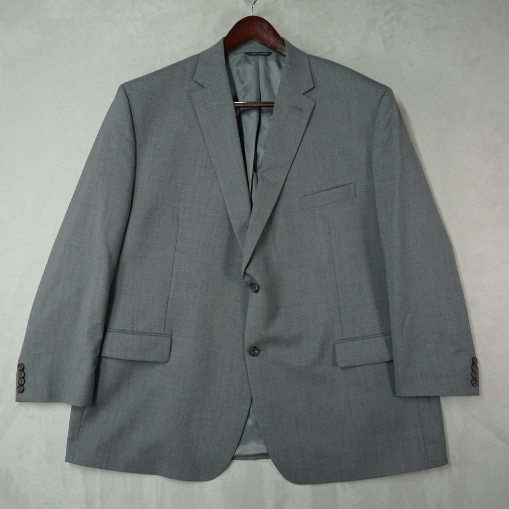 RRL Ralph Lauren Blazer Mens 50R Gray 100% Wool Suit Jacket Sport Coat Executive